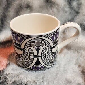 2017 Sir/Madam Marseille Large 24oz Coffee Mug Black Gold Purple